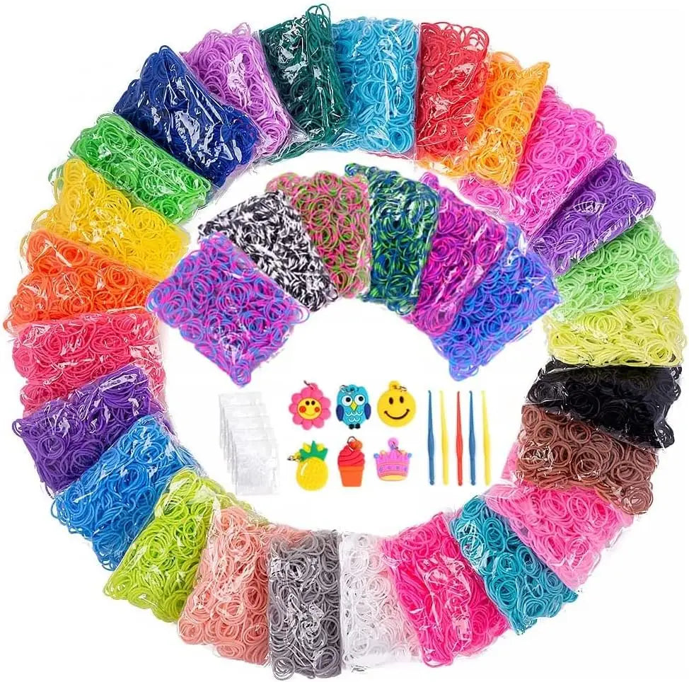 600pcs+ Loom Rubber Band Refill Kit – 31 Colors