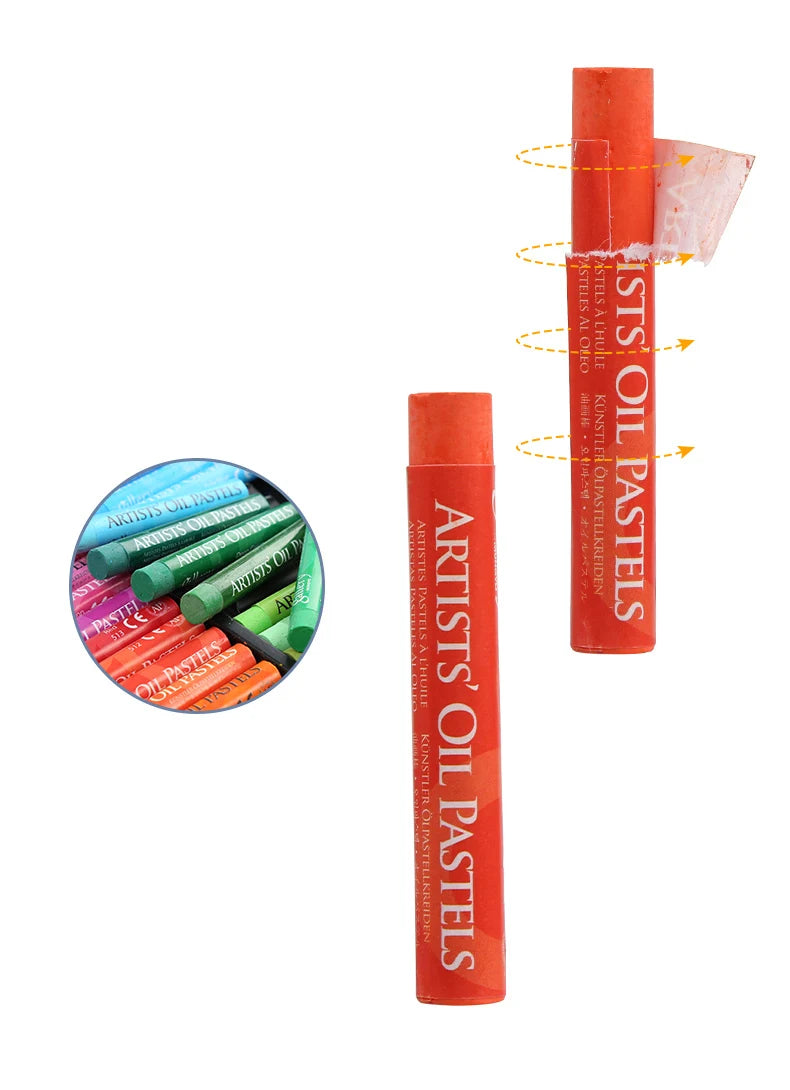 MUNGYO Oil Pastel Set – 12/25/50 Professional Non-Toxic Sticks