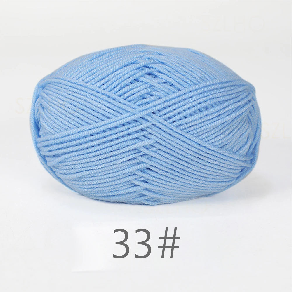 50g Soft Milk Cotton Yarn for Knitting & Crochet DIY