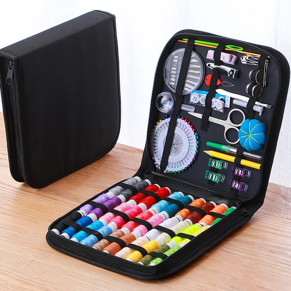 Portable Complete Sewing Kit for Travel & DIY Projects