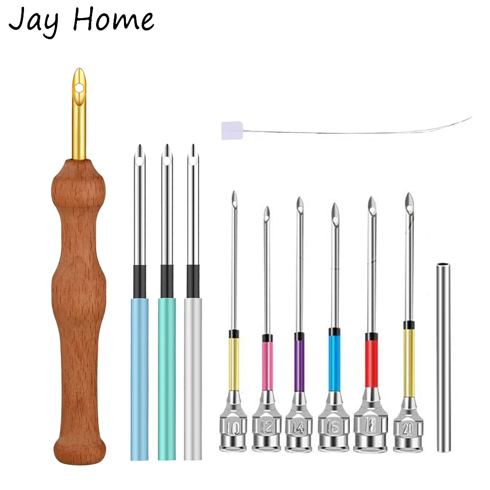 6pcs Adjustable Punch Needle Kit for Beginners