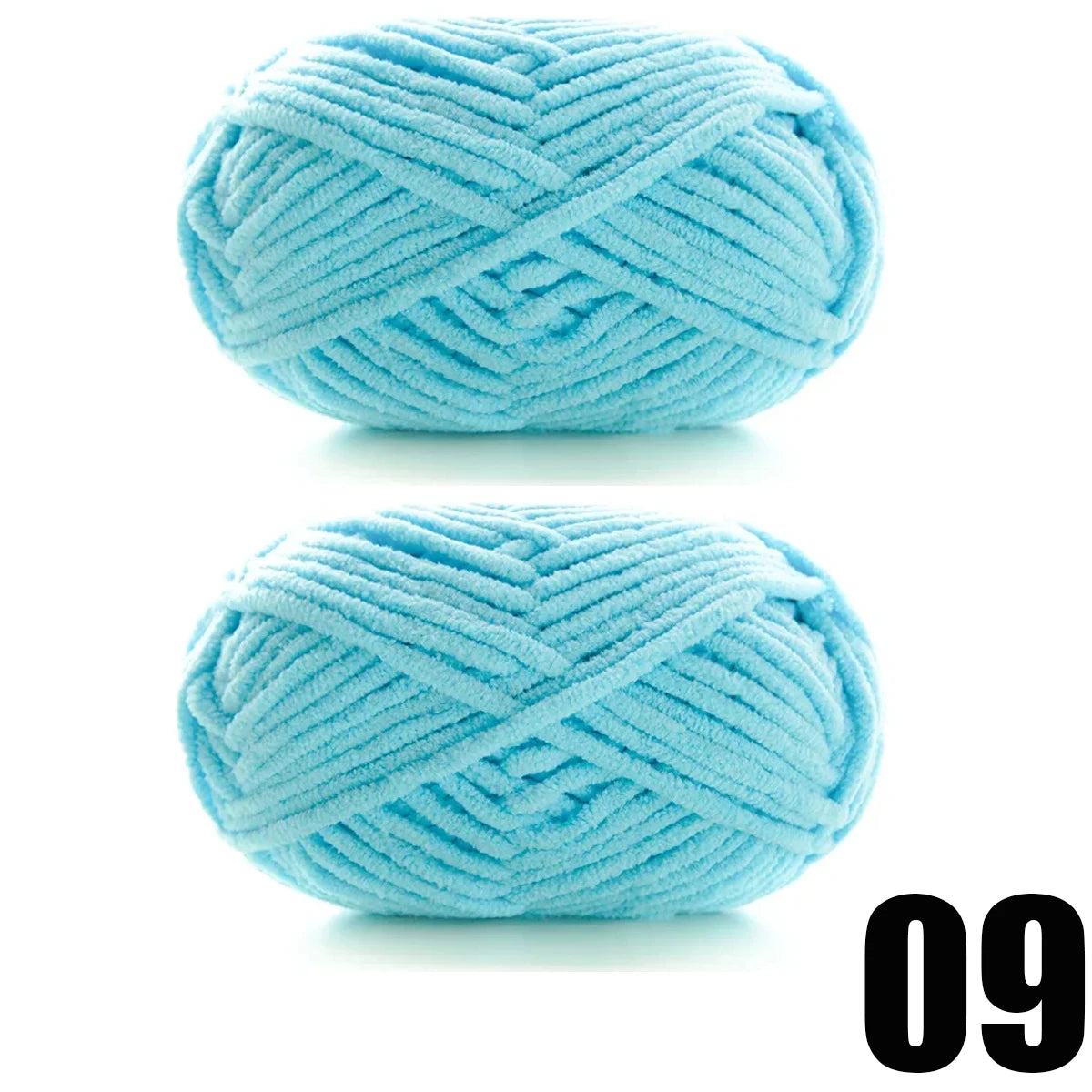 2pcs x 50g Thick Velvet Chenille Yarn for Knitting DIY
