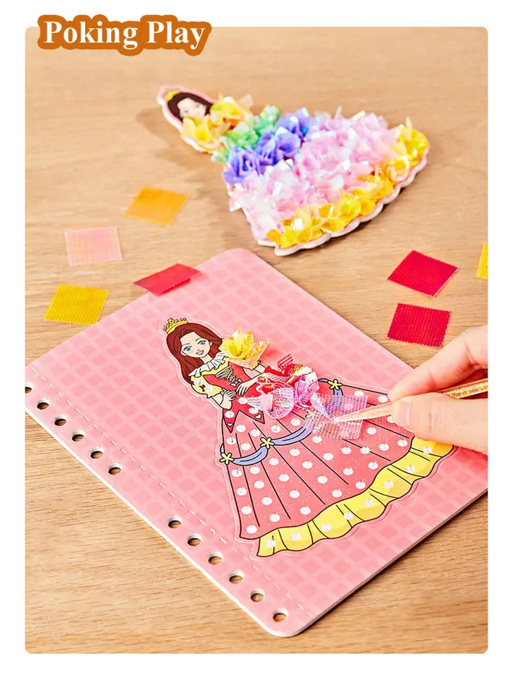 DIY Painting Sticker Craft Kit for Kids – Princess Theme