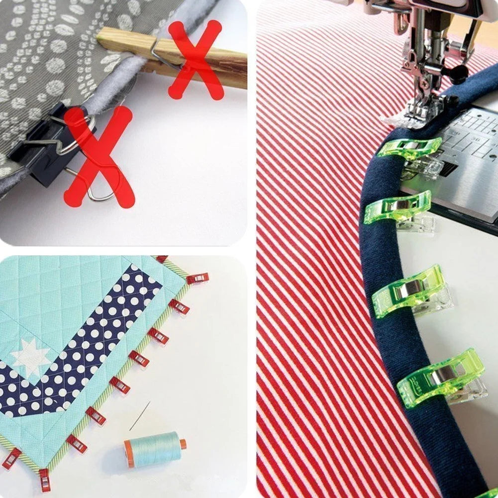 10-50pcs Multipurpose Sewing & Craft Clips for DIY Projects