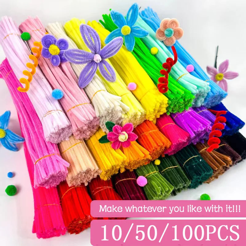 Chenille Stems / Pipe Cleaners – Kids DIY Craft Strips