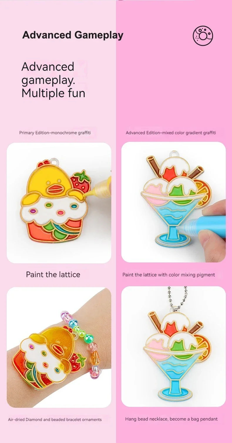 Children’s DIY Crystal Glue Painting & Art Kit