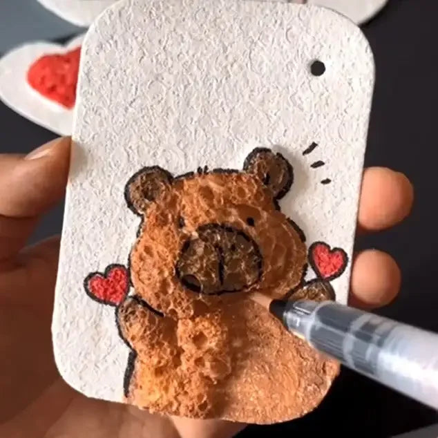 10/100pcs 3D Magic Drawing Canvas Paper for Kids