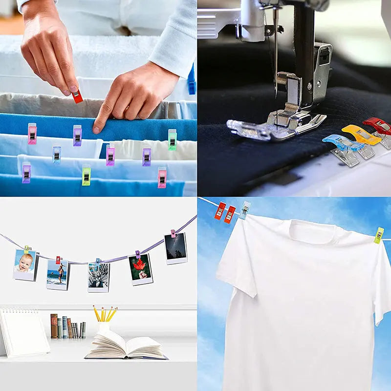 10-50pcs Multipurpose Sewing & Craft Clips for DIY Projects