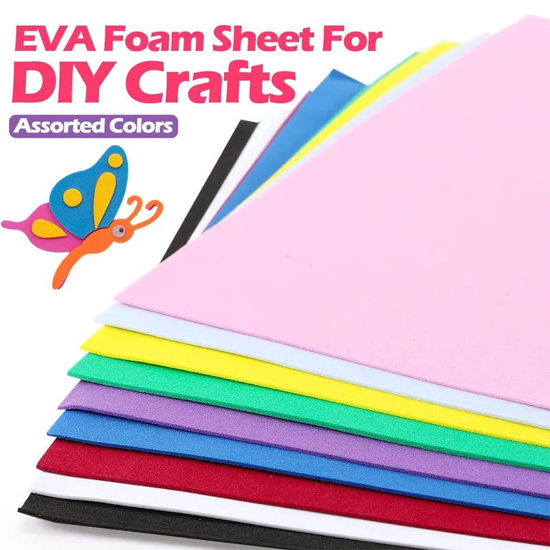 5-10pcs EVA Foam Sheets Craft Set for DIY Projects