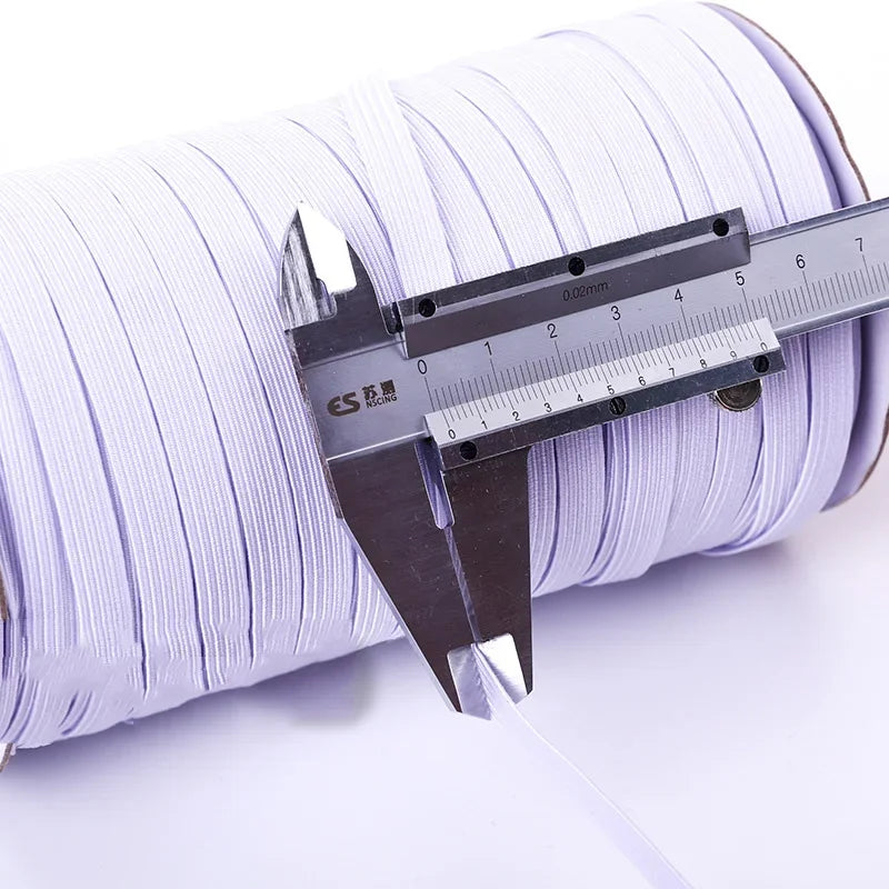 High Elastic Sewing Band – 5 Yards, 3–12mm