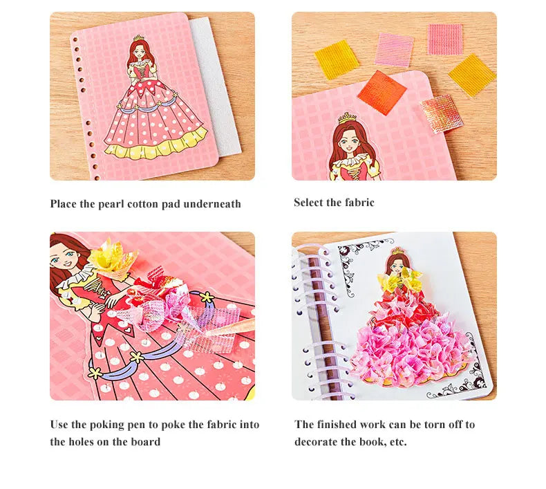 DIY Painting Sticker Craft Kit for Kids – Princess Theme