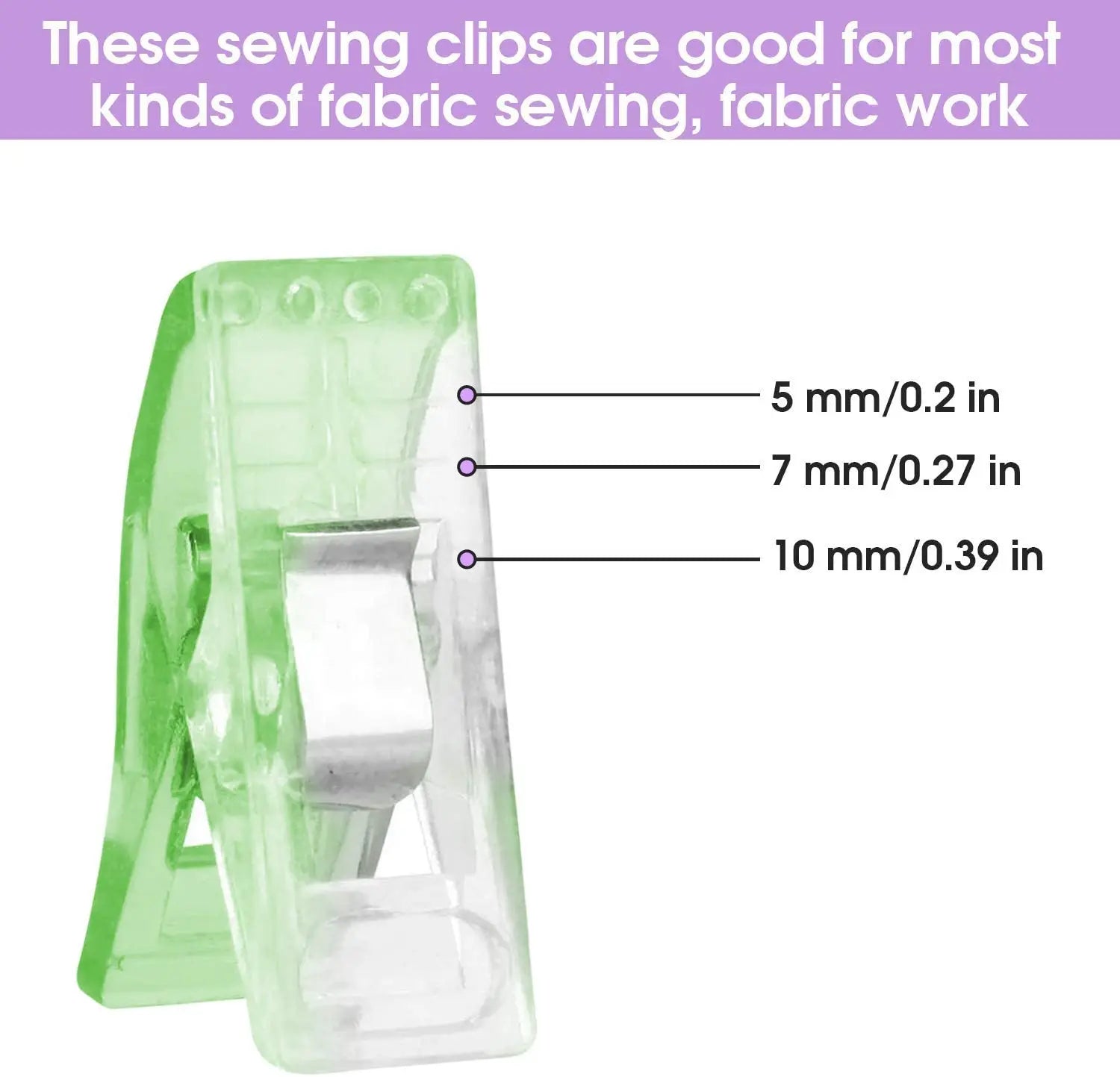 10-50pcs Multipurpose Sewing & Craft Clips for DIY Projects