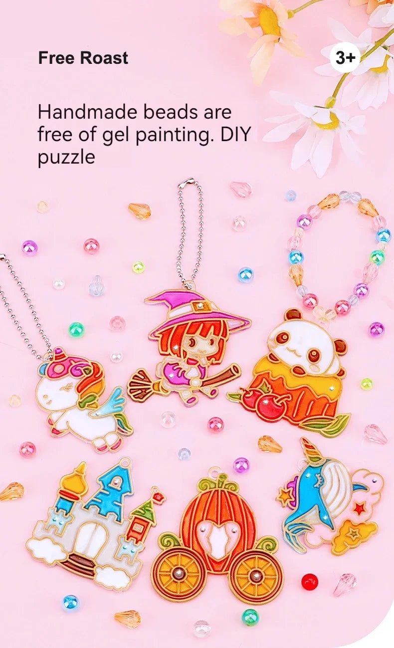 Children’s DIY Crystal Glue Painting & Art Kit