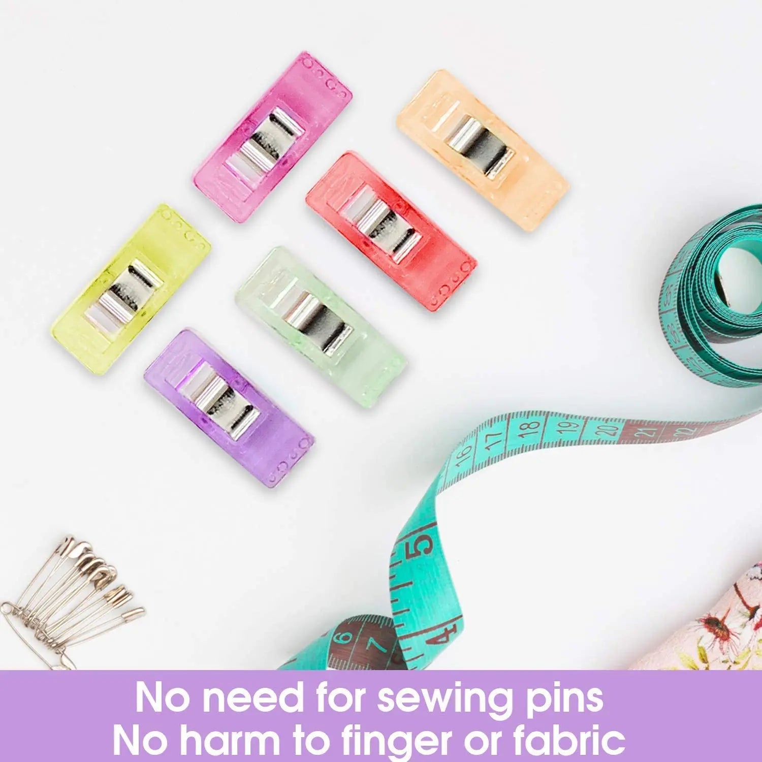 10-50pcs Multipurpose Sewing & Craft Clips for DIY Projects