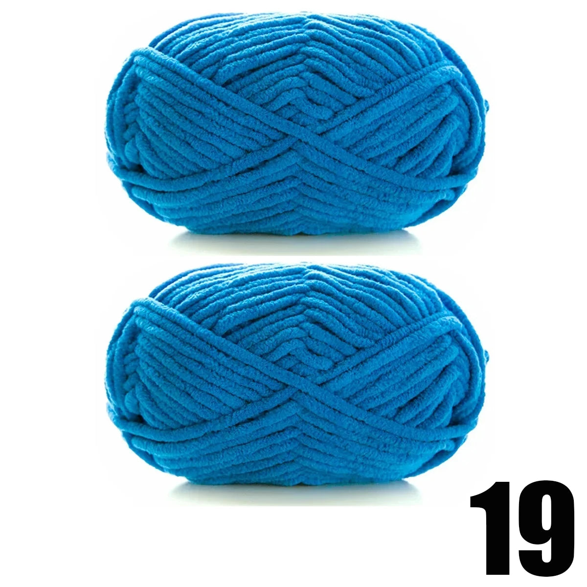 2pcs x 50g Thick Velvet Chenille Yarn for Knitting DIY