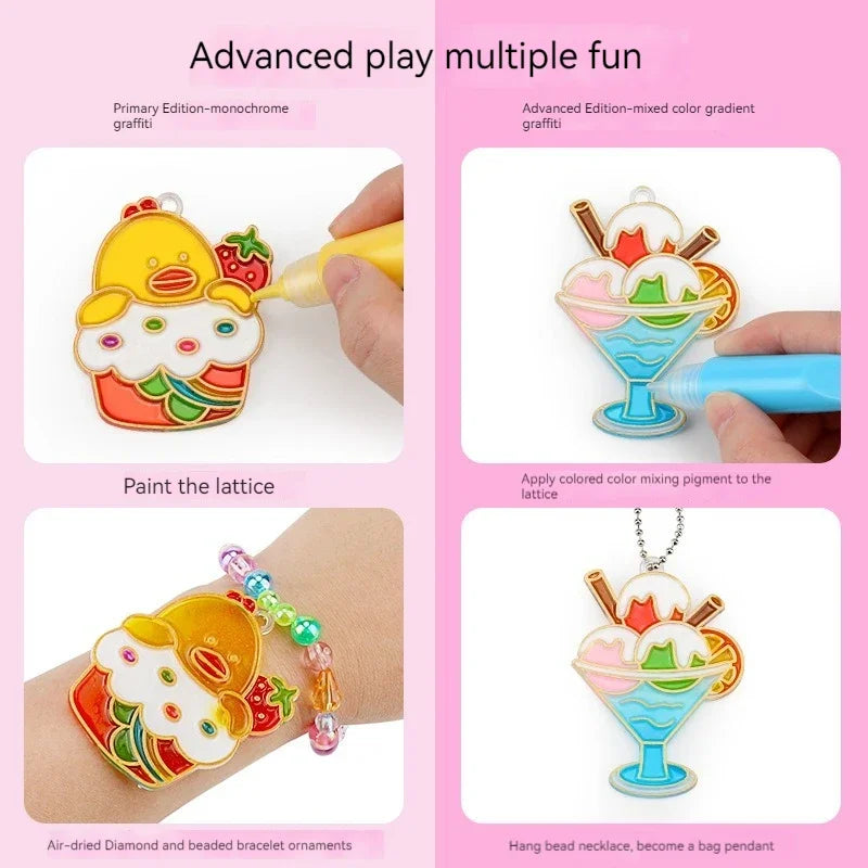 Children’s DIY Crystal Glue Painting & Art Kit