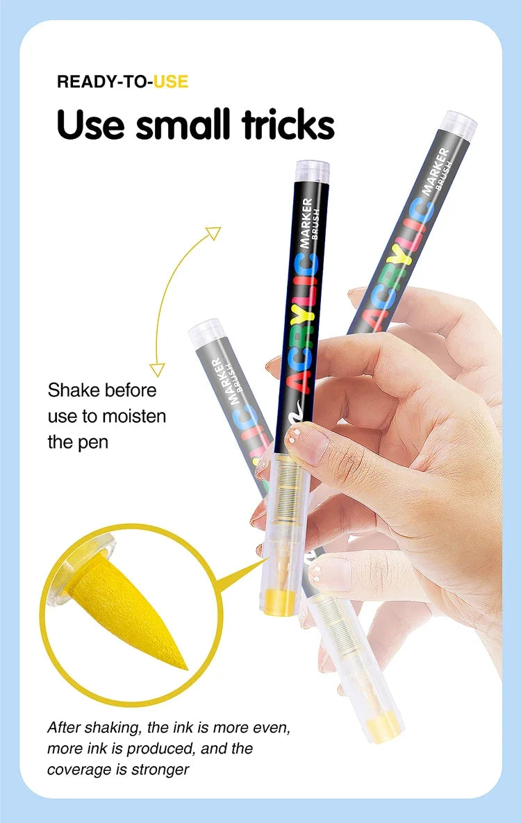 Guangna 8101 Acrylic Marker Pens