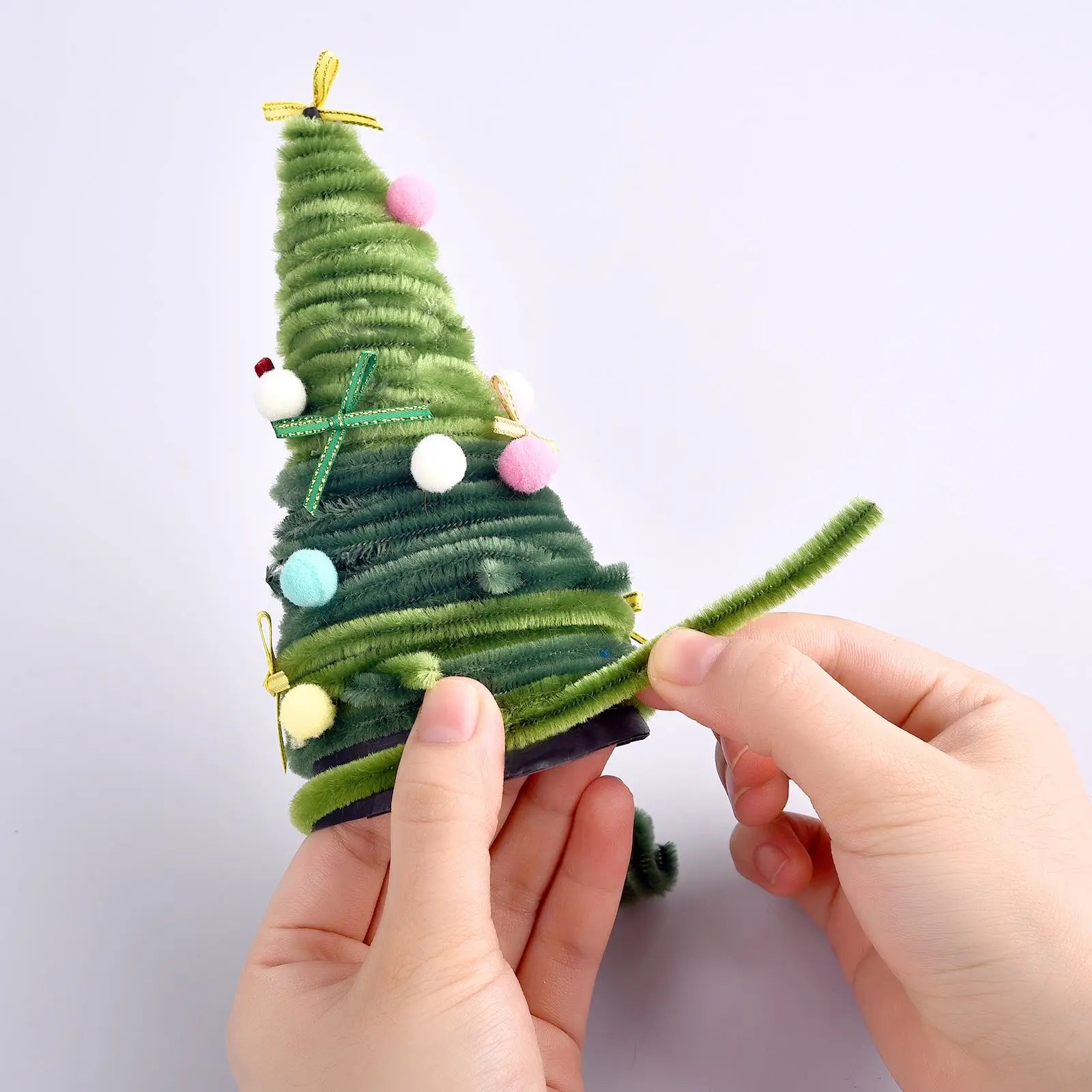 100pcs Plush Chenille Stems / Pipe Cleaners for DIY Crafts