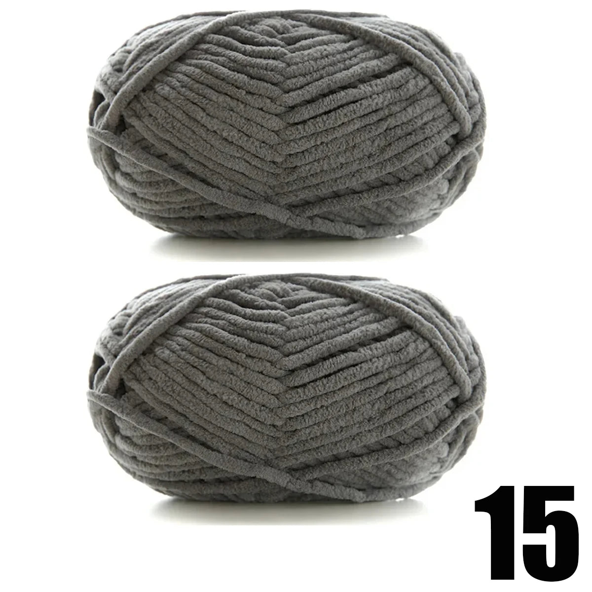2pcs x 50g Thick Velvet Chenille Yarn for Knitting DIY