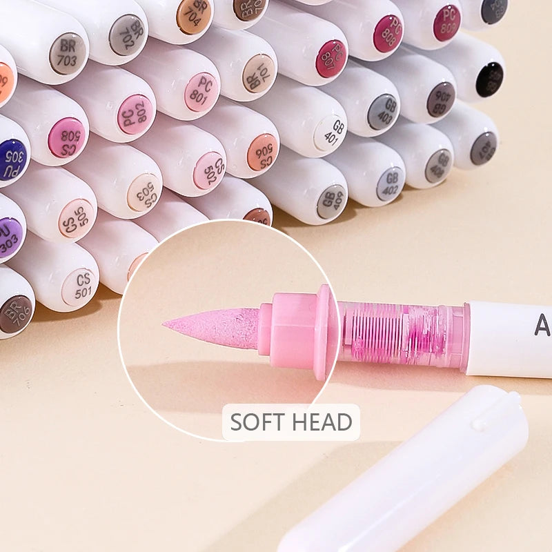 9-Color Acrylic Paint Marker Pen Set – DIY Art & Graffiti