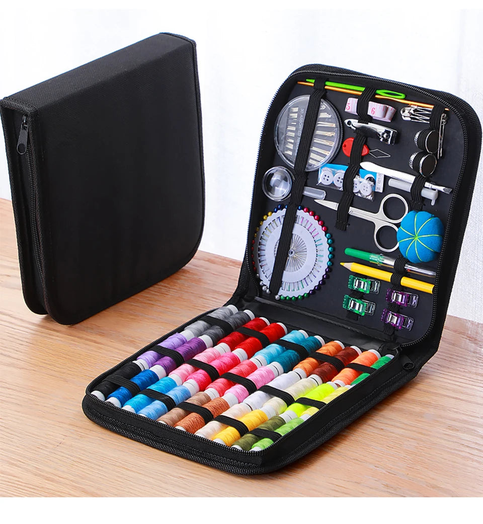 Portable Complete Sewing Kit for Travel & DIY Projects