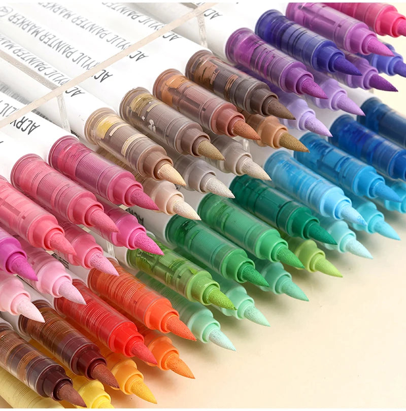 9-Color Acrylic Paint Marker Pen Set – DIY Art & Graffiti