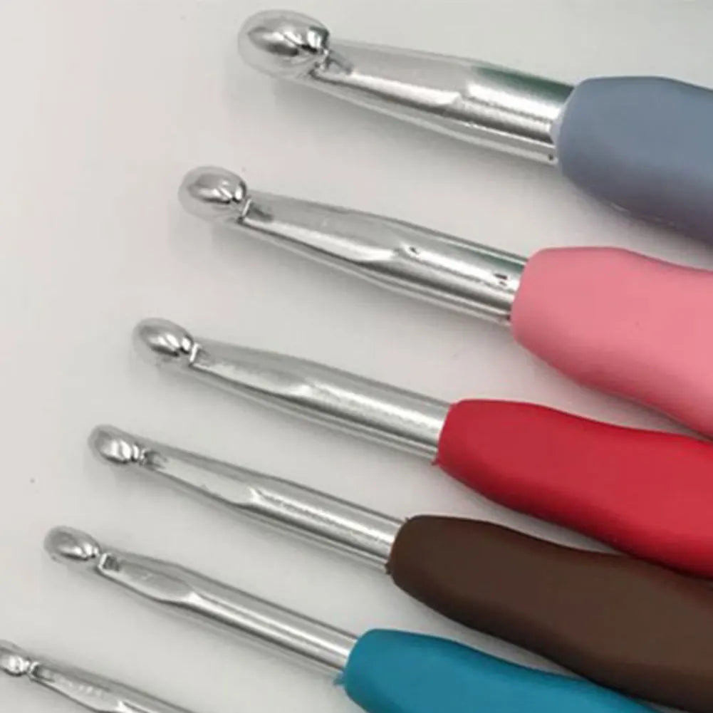 Crochet Hook Kit with Soft Handle & Storage Bag