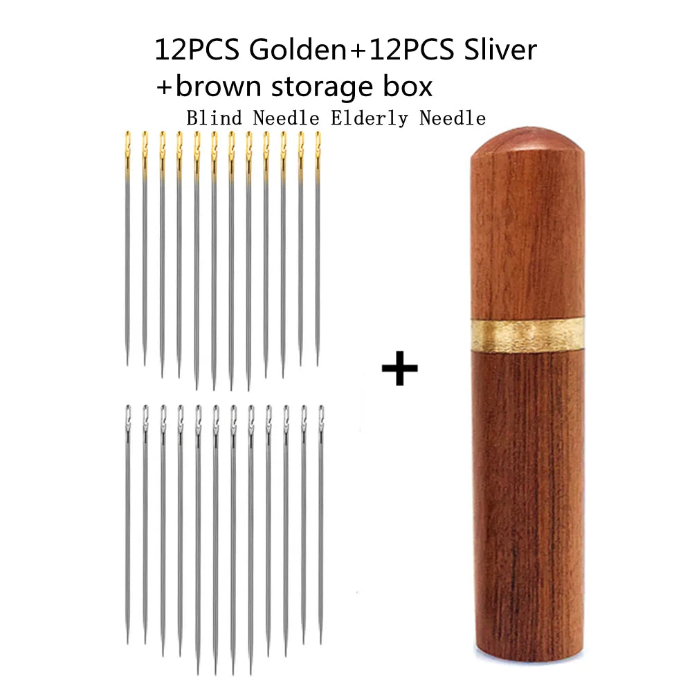 Stainless Steel Side-Hole Hand Sewing Needles for DIY & Apparel