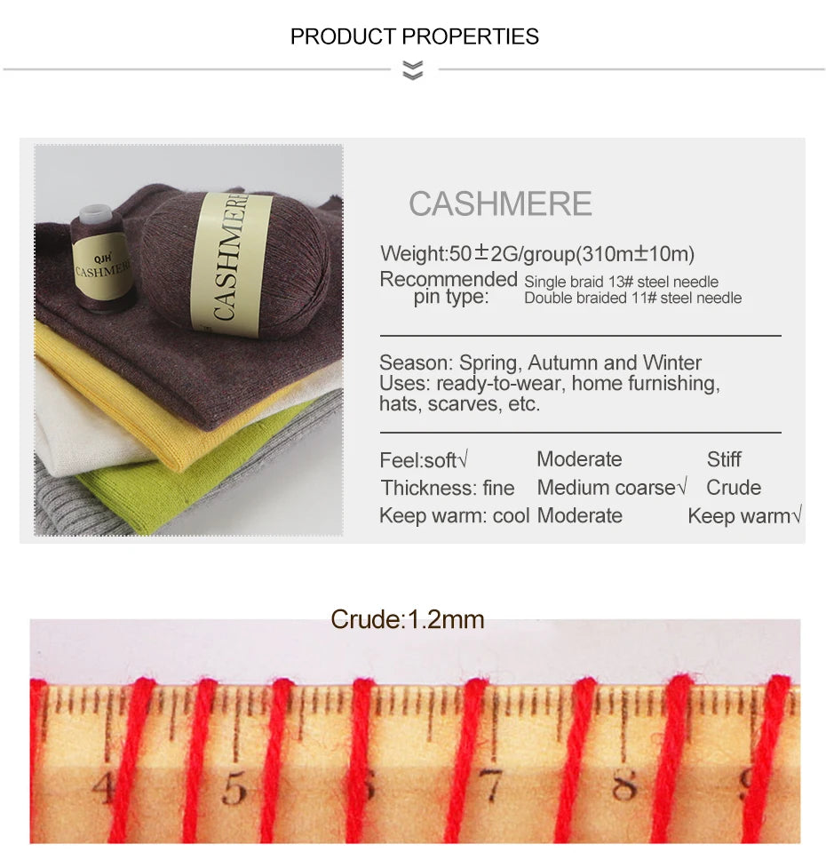 QJH Mongolian Cashmere Yarn