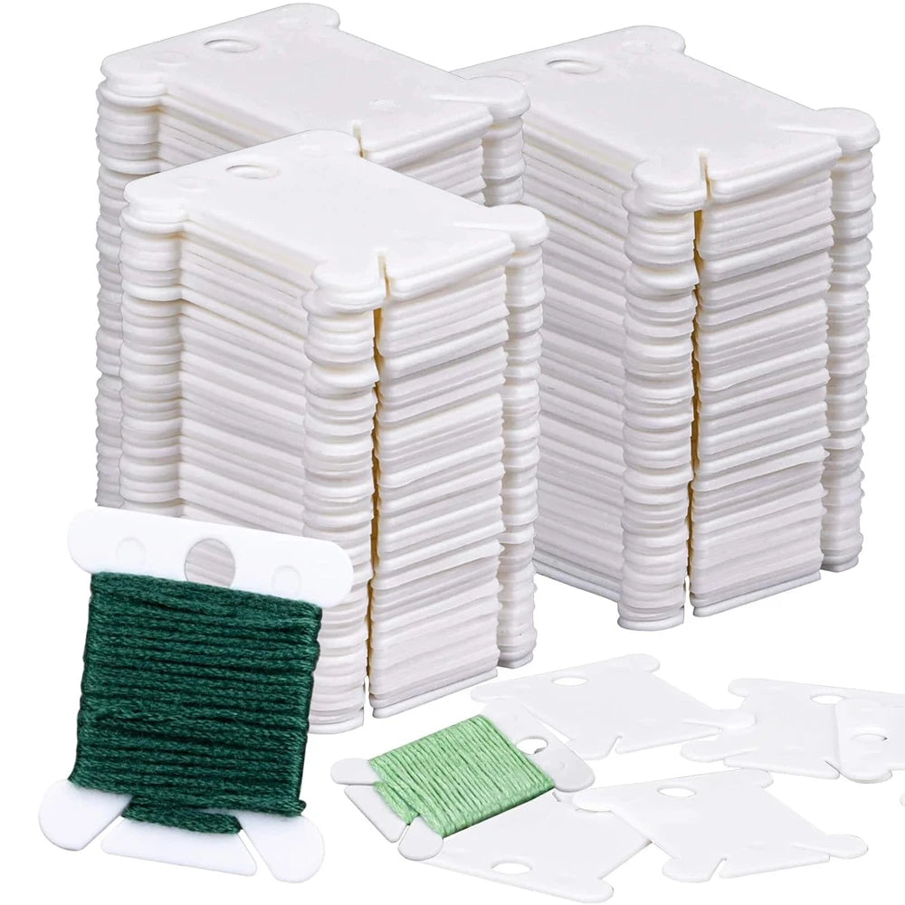 Plastic Embroidery Floss Bobbins & Organizer for DIY Sewing