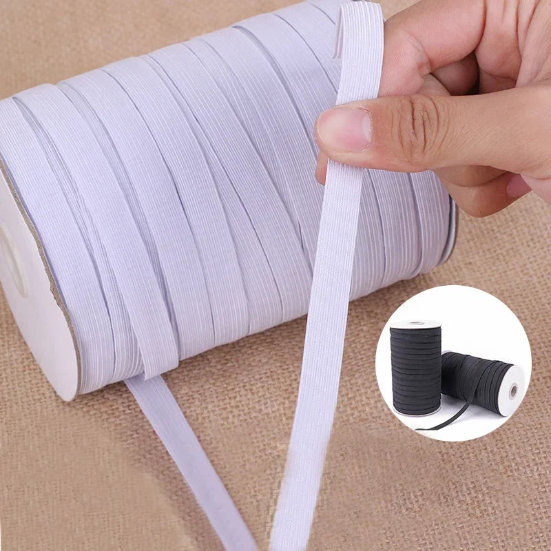 High Elastic Sewing Band – 5 Yards, 3–12mm