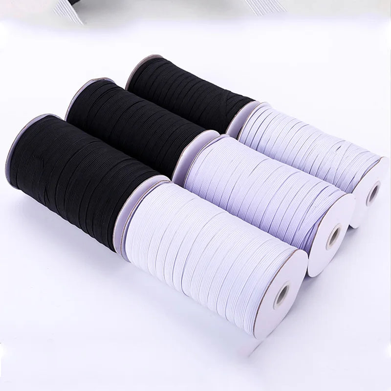 High Elastic Sewing Band – 5 Yards, 3–12mm