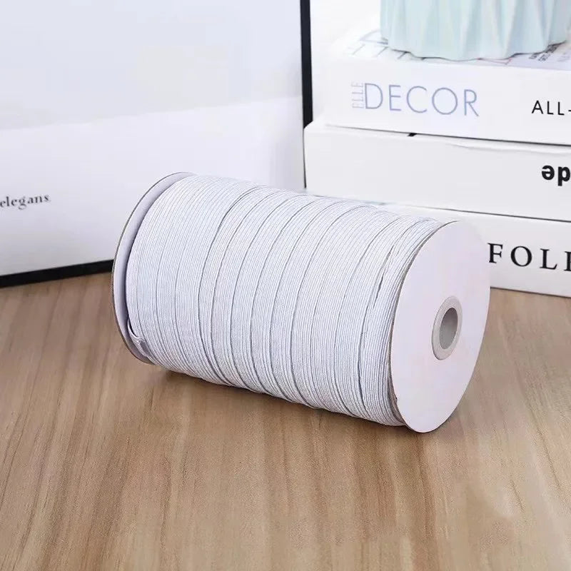 High Elastic Sewing Band – 5 Yards, 3–12mm
