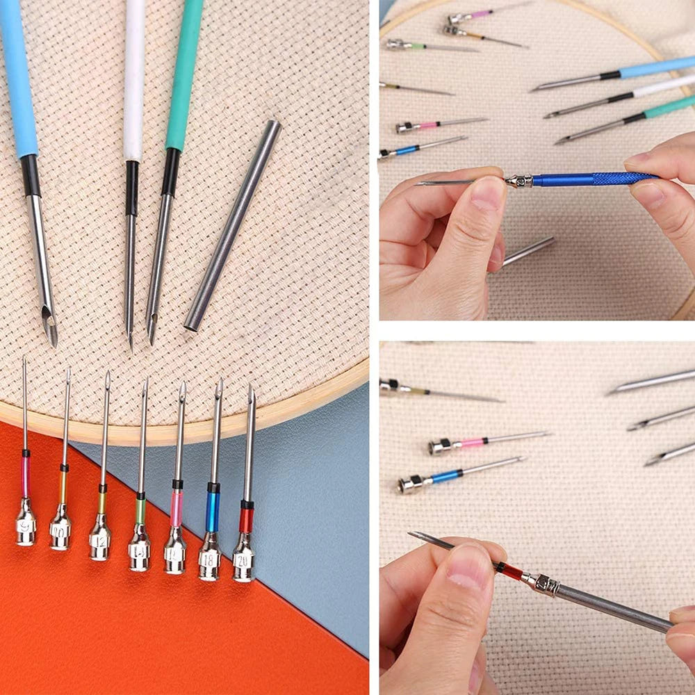 6pcs Adjustable Punch Needle Kit for Beginners