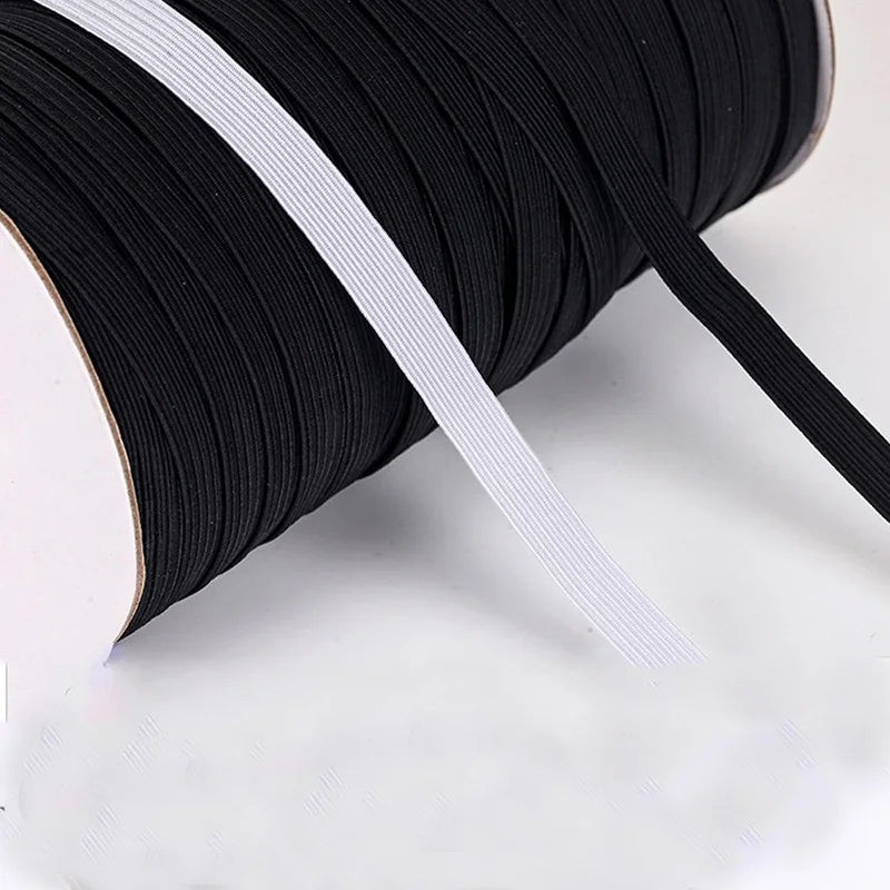 High Elastic Sewing Band – 5 Yards, 3–12mm